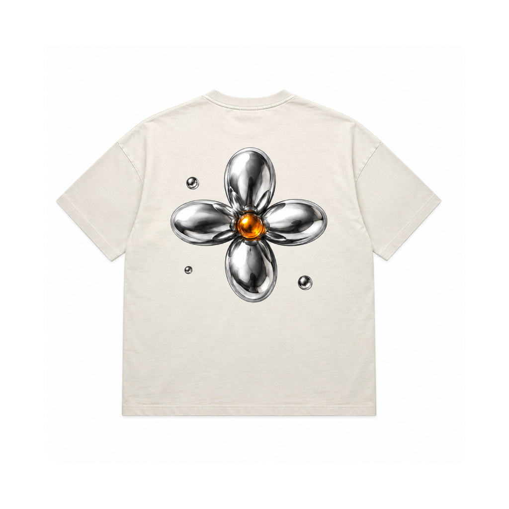 THOTHER Liquid Flower Heavyweight Box Tee