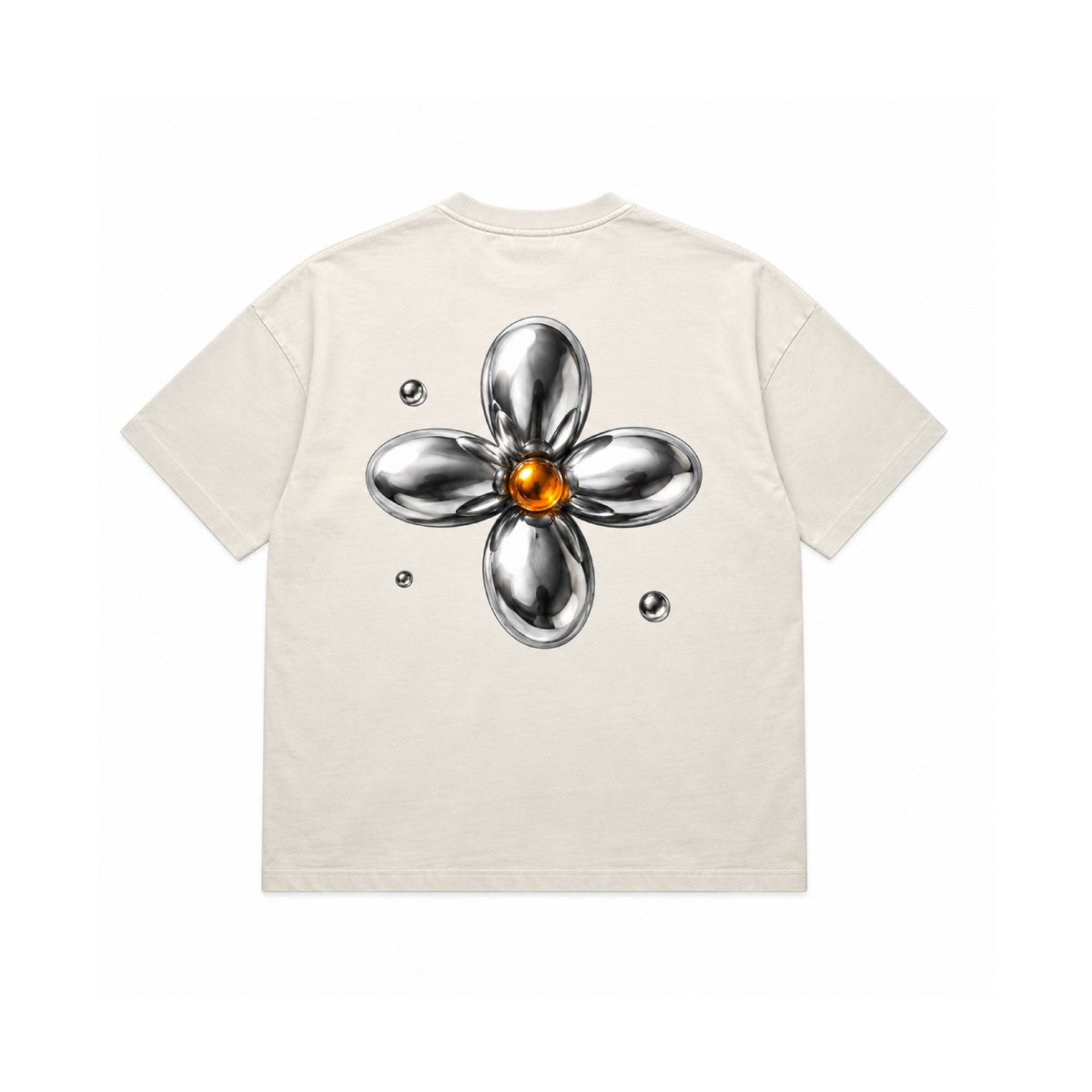 THOTHER Liquid Flower Heavyweight Box Tee