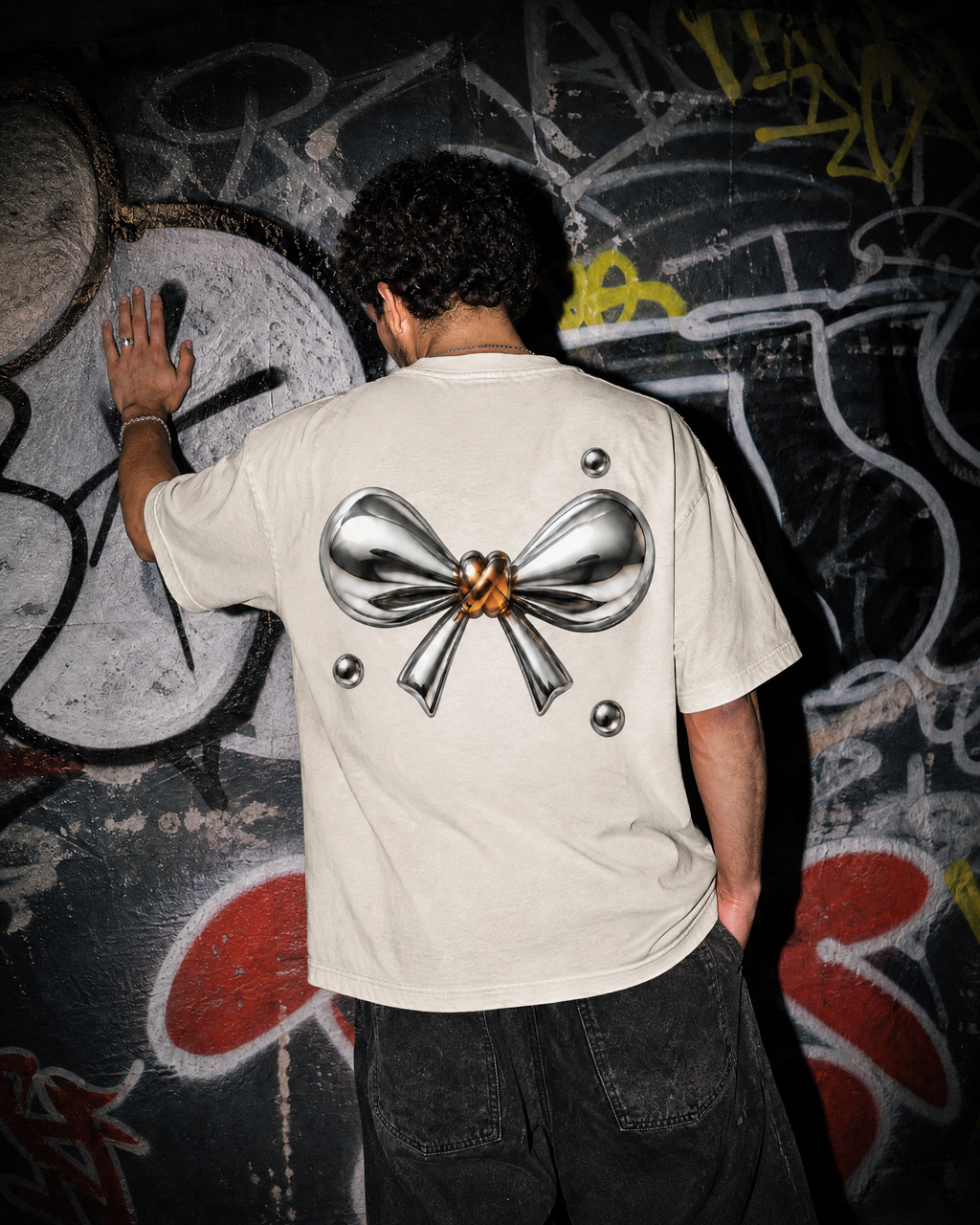 THOTHER Liquid Bow Heavyweight Box Tee