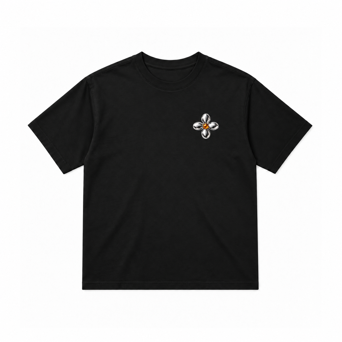 THOTHER Liquid Flower Heavyweight Box Tee
