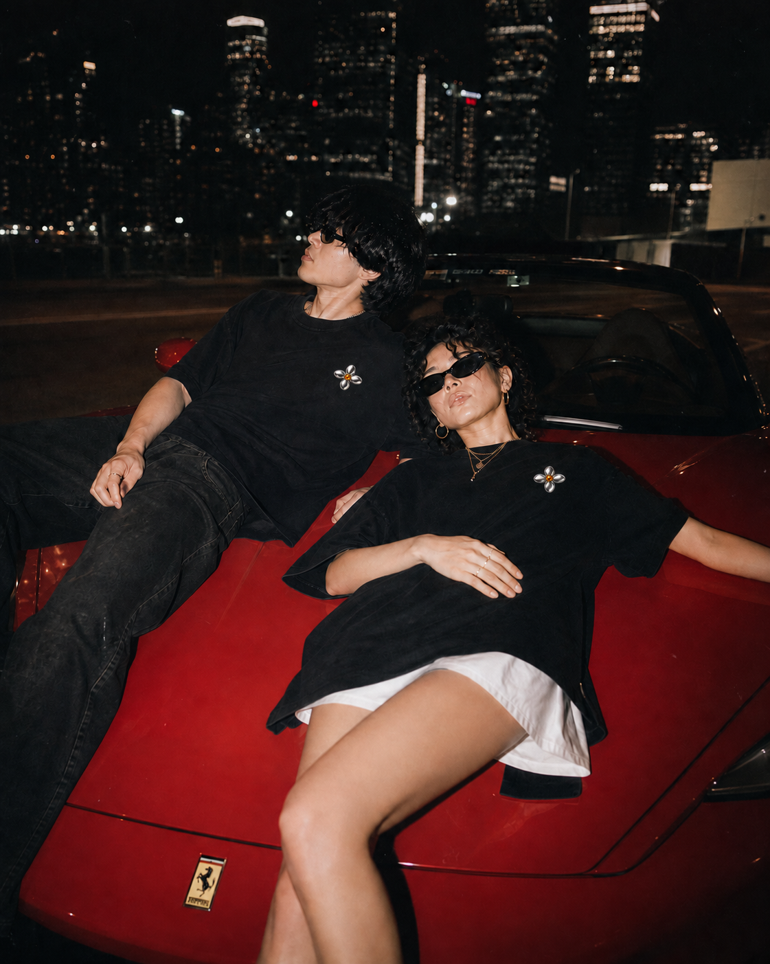 THOTHER Liquid Flower Heavyweight Box Tee