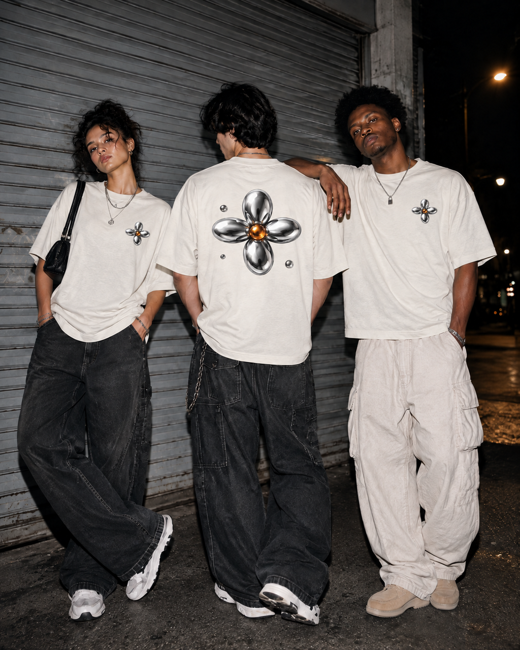 THOTHER Liquid Flower Heavyweight Box Tee