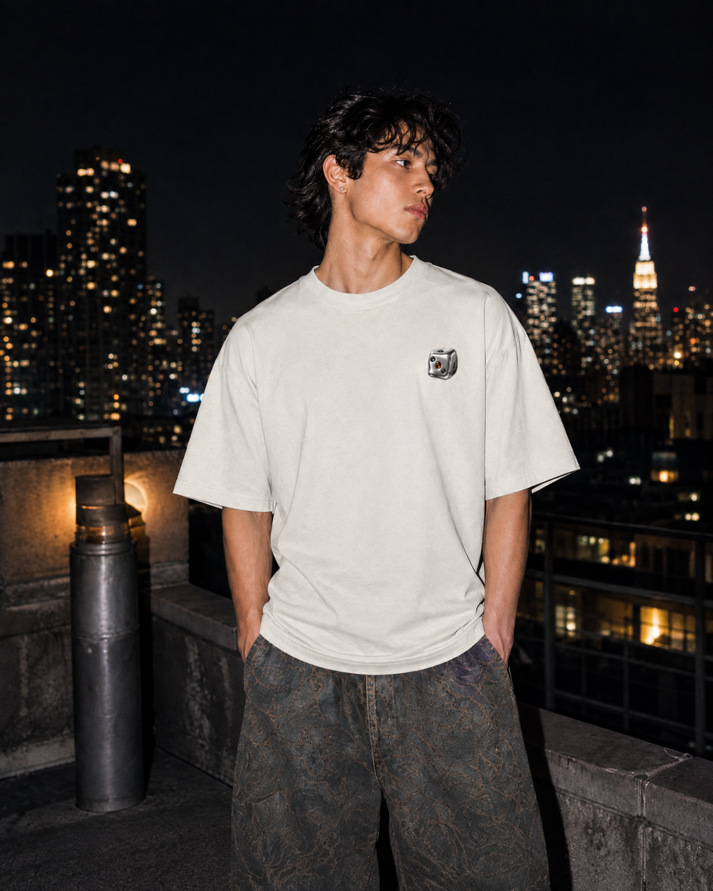THOTHER Liquid Smiley Heavyweight Box Tee