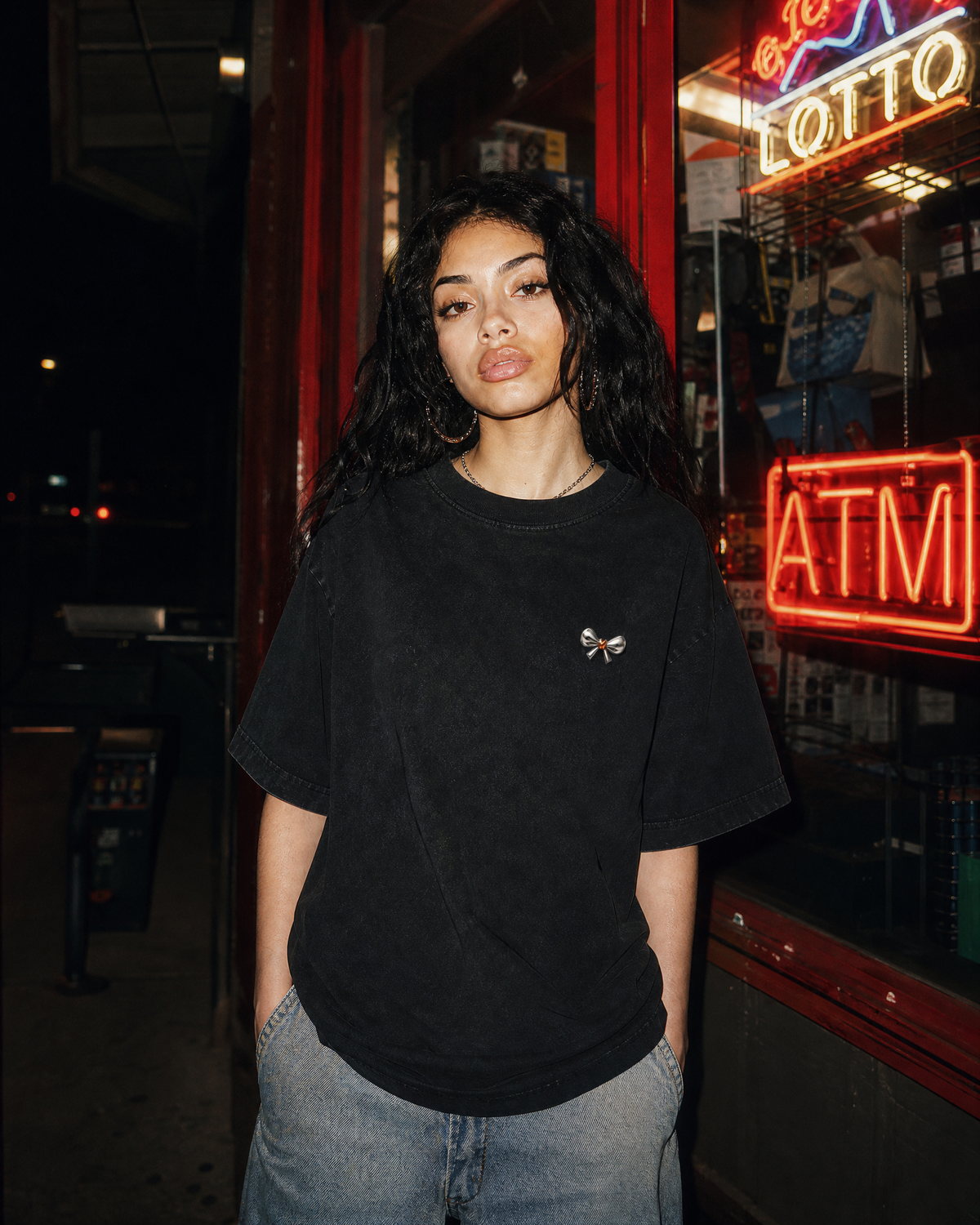 THOTHER Liquid Bow Heavyweight Box Tee