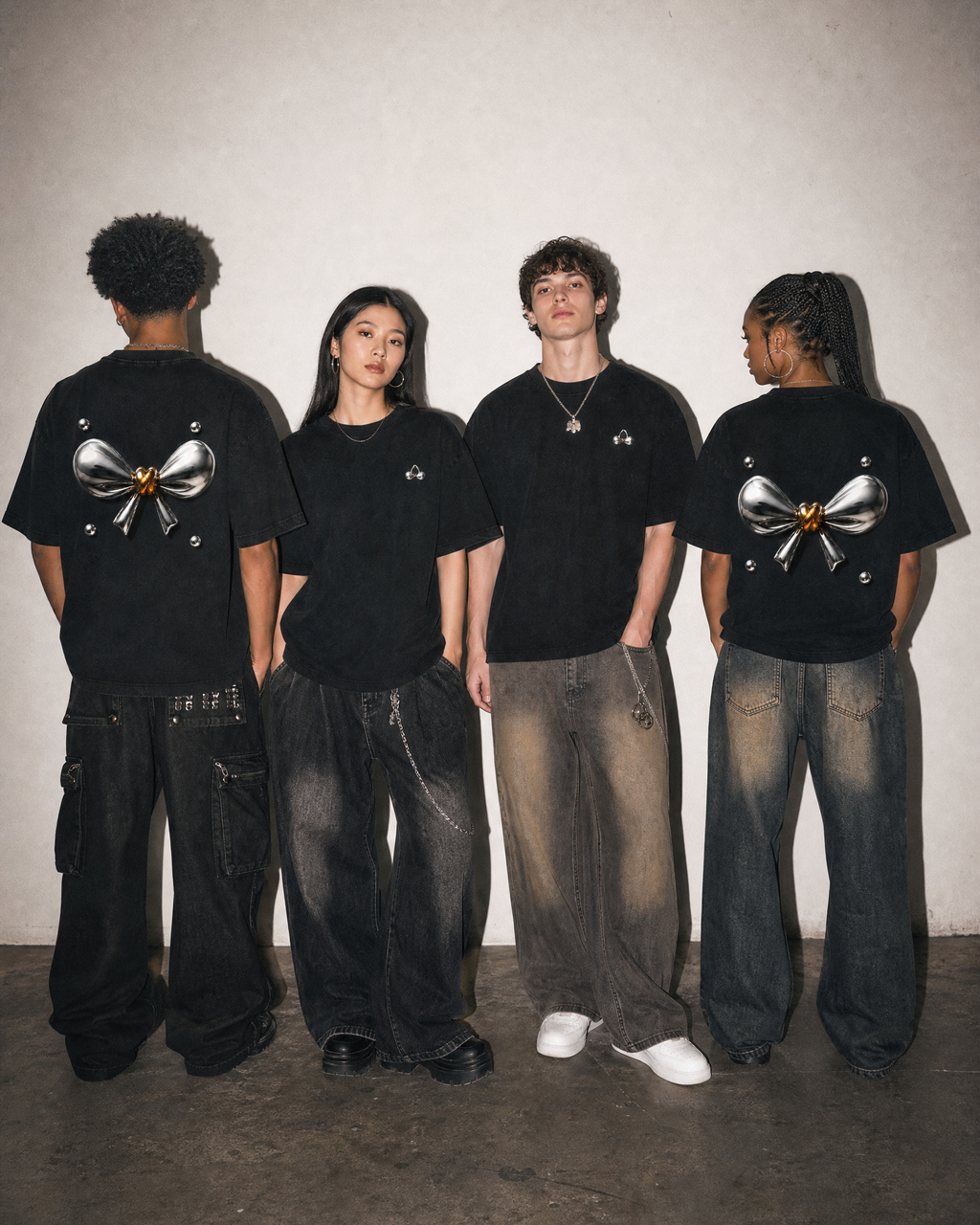 THOTHER Liquid Bow Heavyweight Box Tee