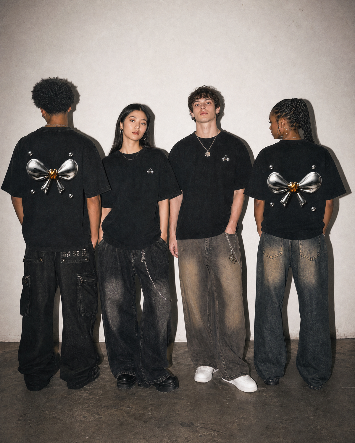 THOTHER Liquid Bow Heavyweight Box Tee