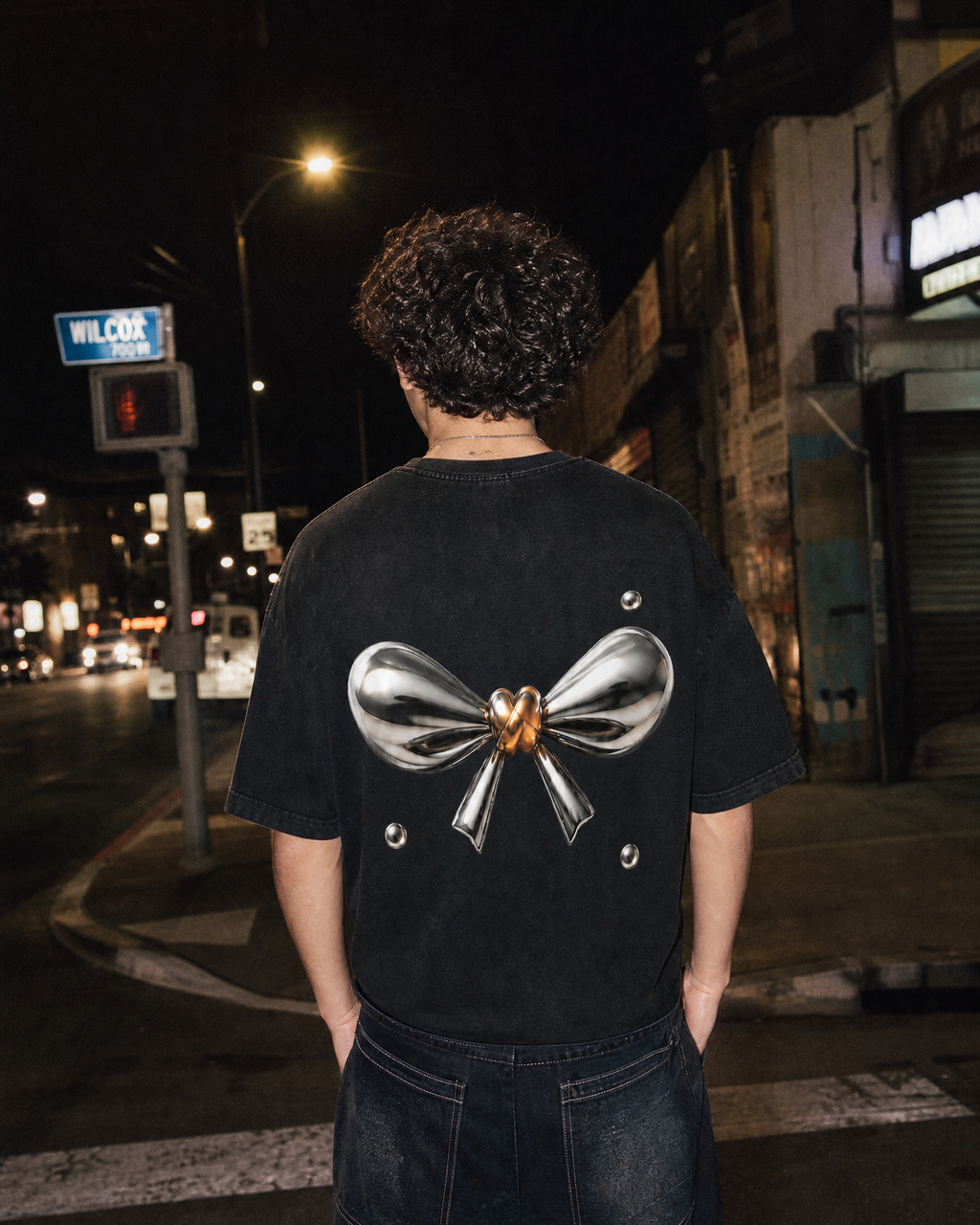 THOTHER Liquid Bow Heavyweight Box Tee