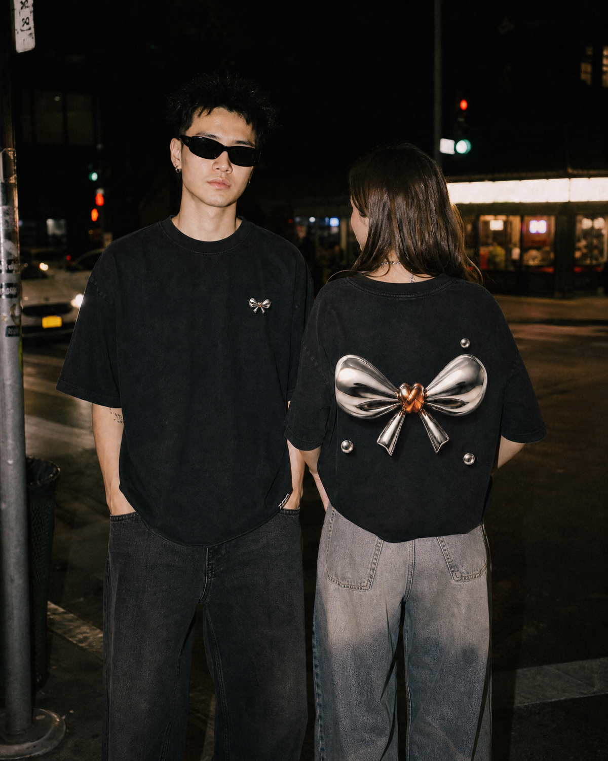 THOTHER Liquid Bow Heavyweight Box Tee