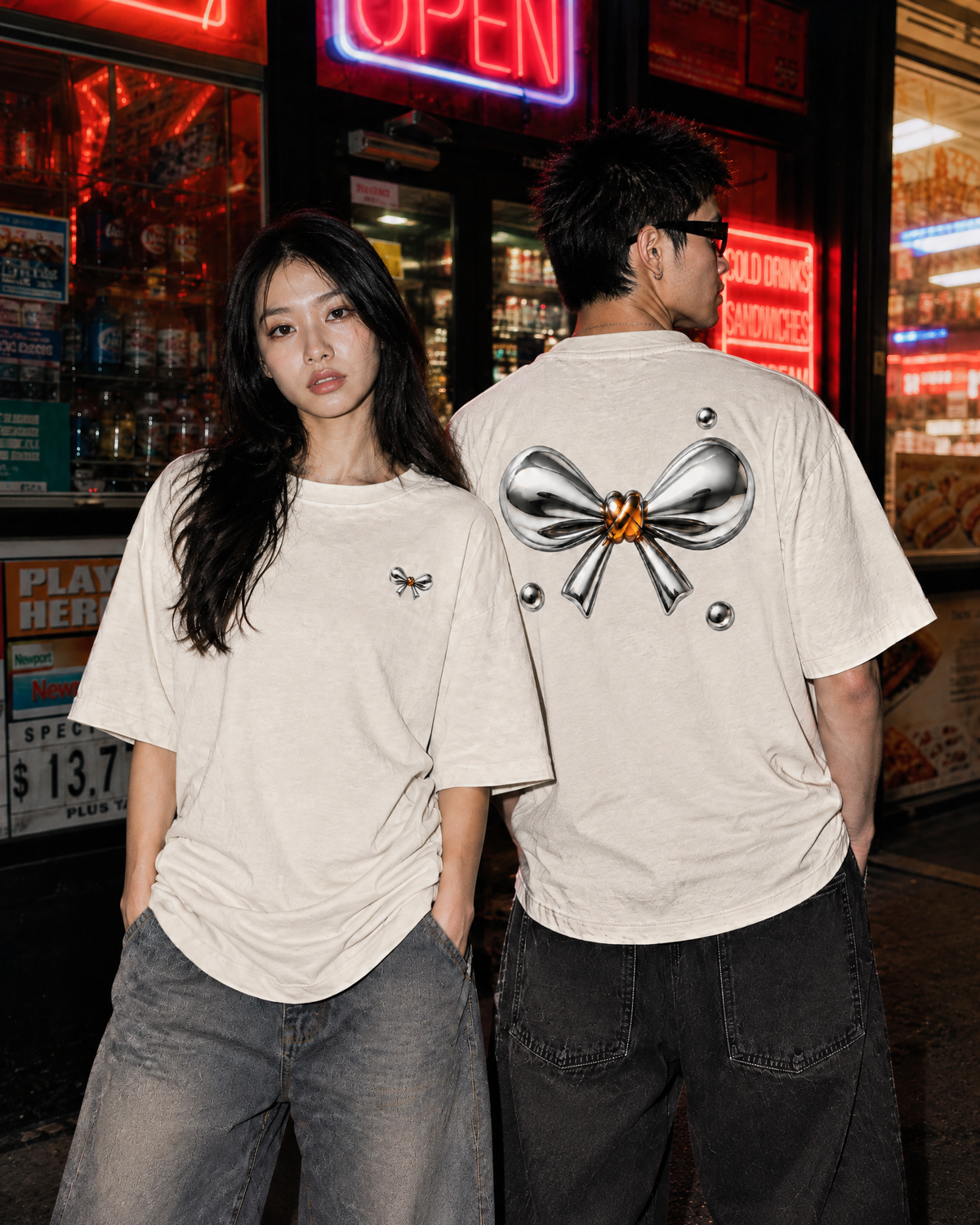 THOTHER Liquid Bow Heavyweight Box Tee